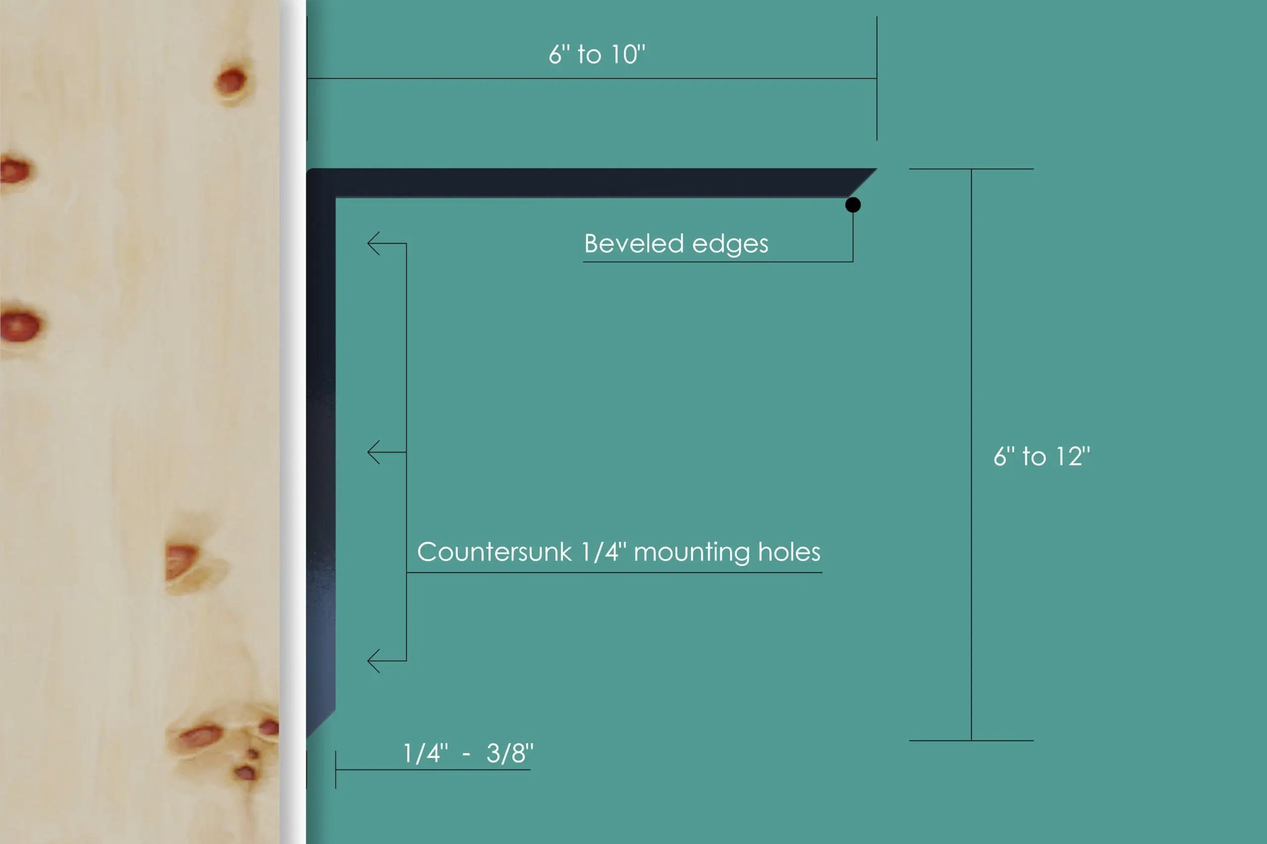 Right Angle Support Bracket