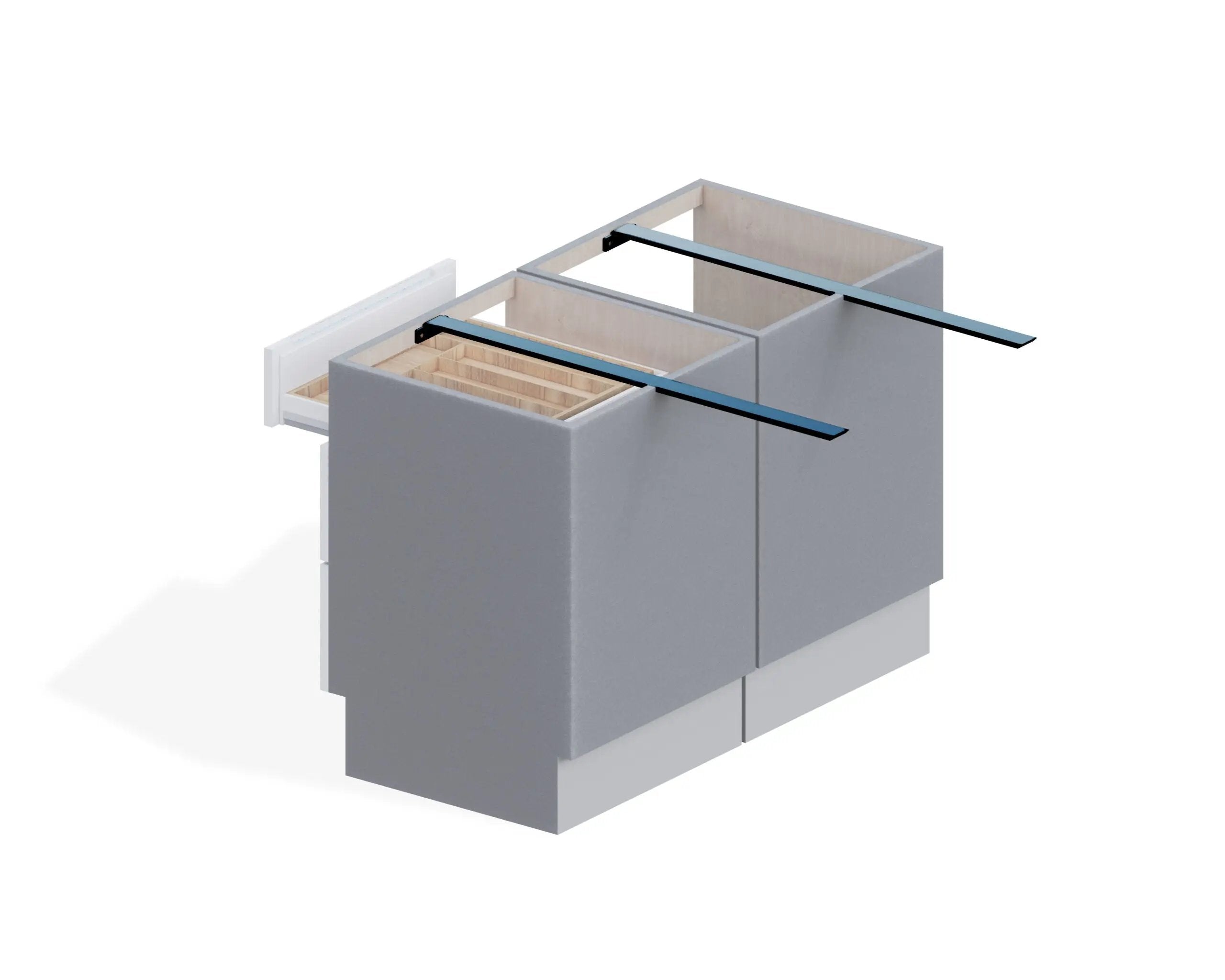 Hidden Island Countertop Bracket