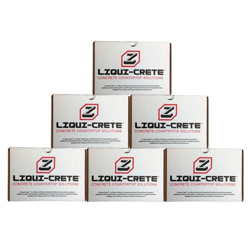 Liqui-Crete 6 Pack concrete countertop mix