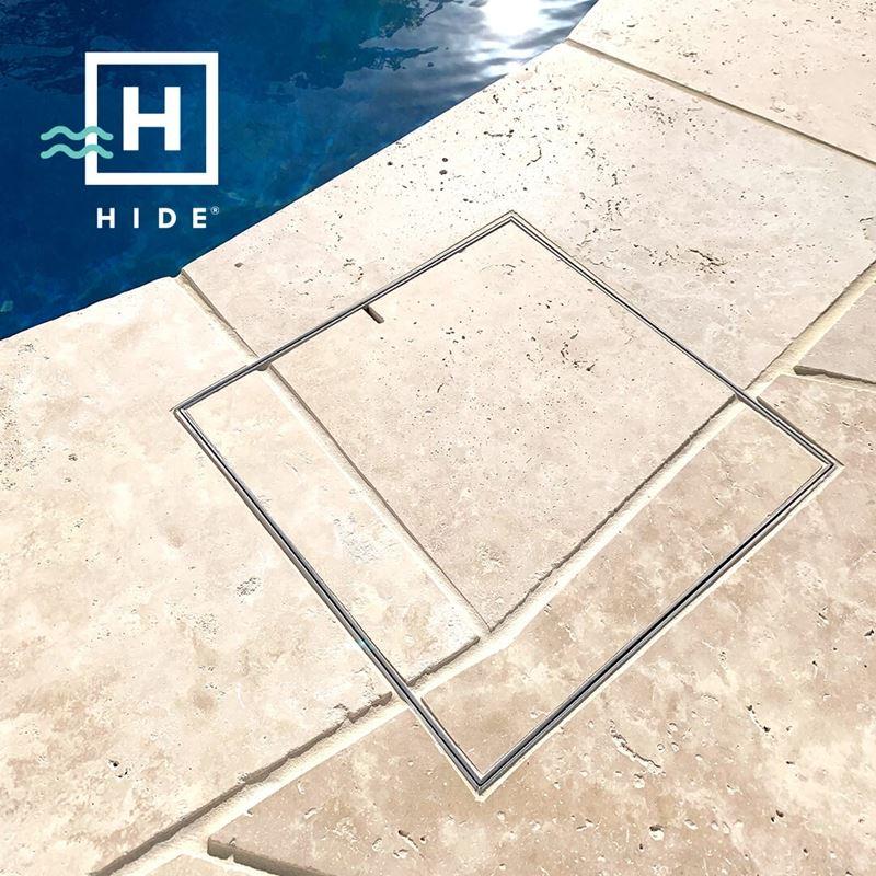 12" HIDE Skimmer Cover - Concrete Countertop Solutions