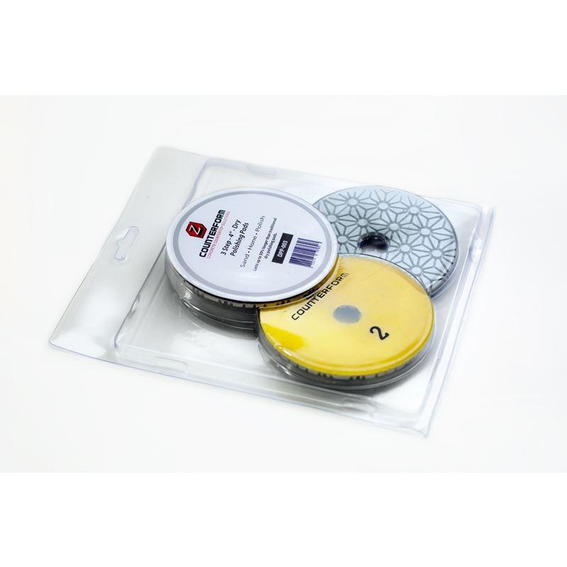 3 Step Dry Polishing Pads - Concrete Countertop Solutions