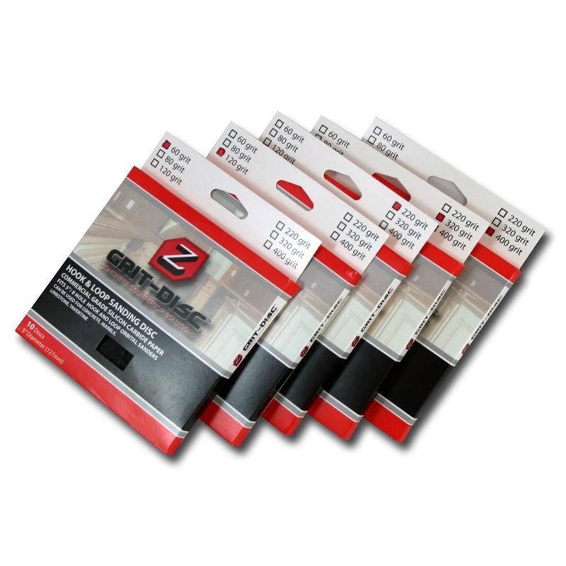 Z Grit-Disc (Sand Paper) 6 Pack - Concrete Countertop Solutions