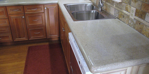 Exposing Aggregate in Concrete Countertops - Concrete Countertop Solutions