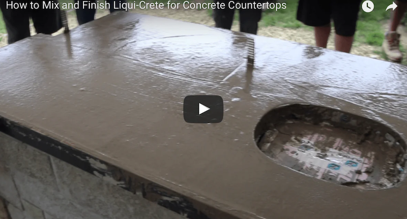 How to Mix, Pour and Finish Z Liqui-Crete