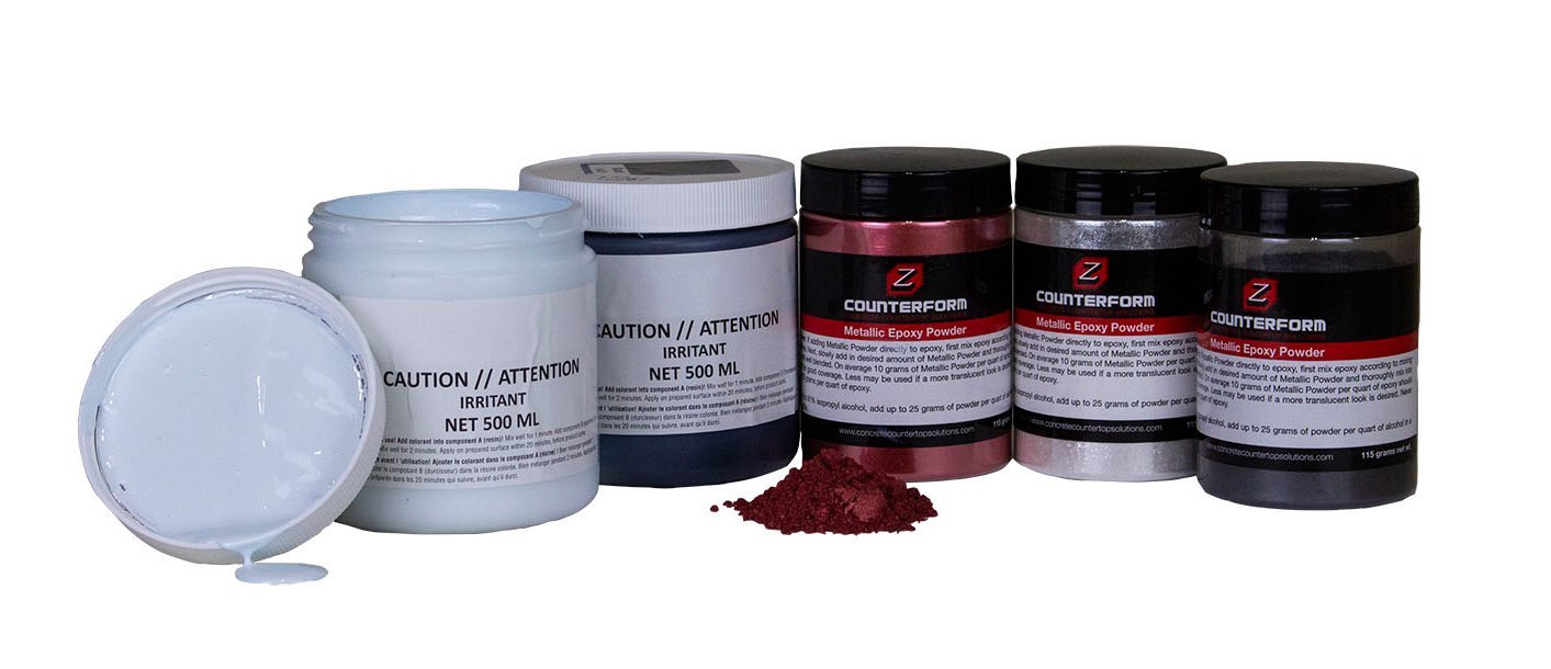 Pigments and Metallic Powders | Concrete Countertop Solutions