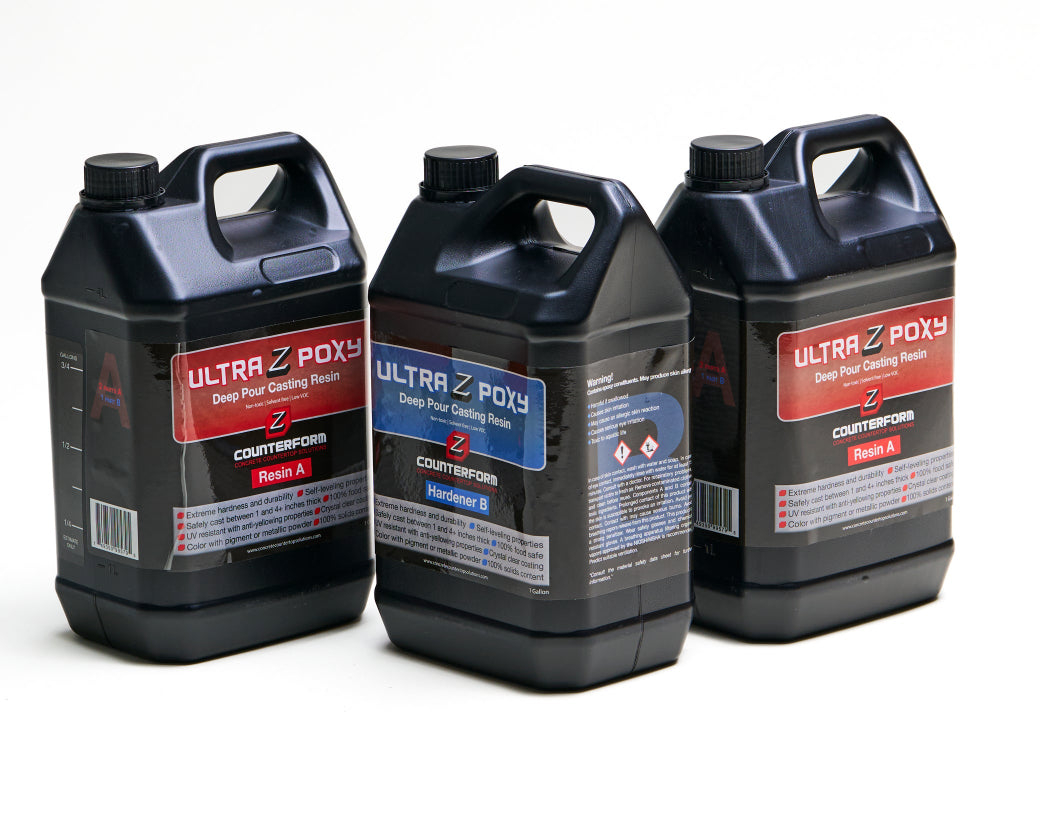 Ultra Z Poxy: Deep Pour Casting Resin (3 Gallons)