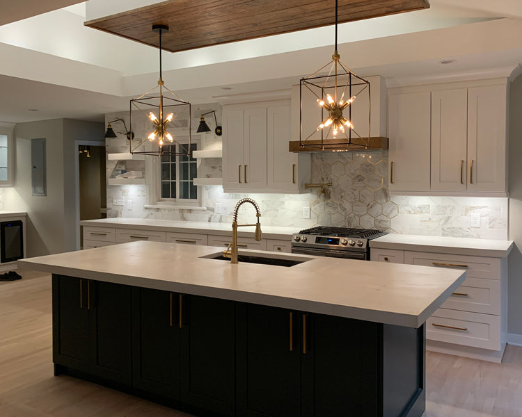 Professional concrete countertops. 
