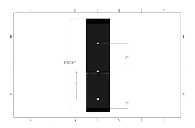 Right Angle Hidden Support Bracket - Concrete Countertop Solutions