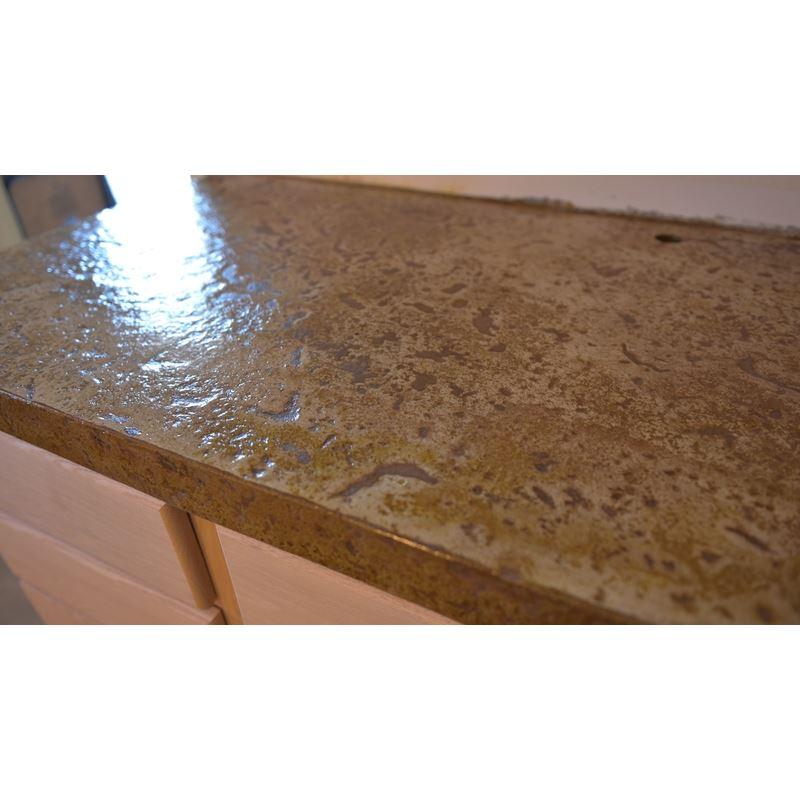Travertine Texture Mats (2) - Concrete Countertop Solutions